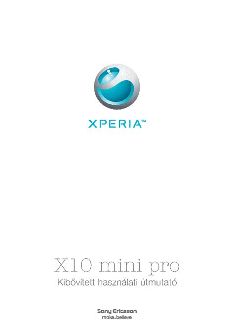 Xperia x10 mini pro user guide. - Er zwom een garnaal door het kattegat.